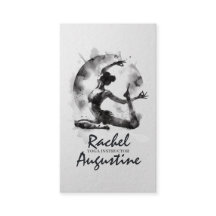 Aquarelle Yoga Reiki Pose King Pigeon à une jambe