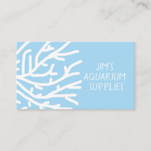 Carte De Visite Aquarium et fournitures pour animaux de compagnie