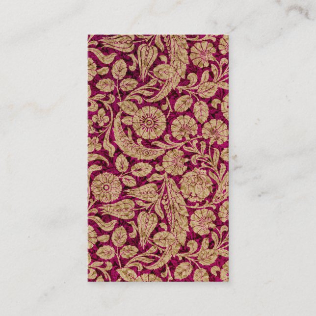Carte De Visite Arabesque victorien, CANTARA (Devant)
