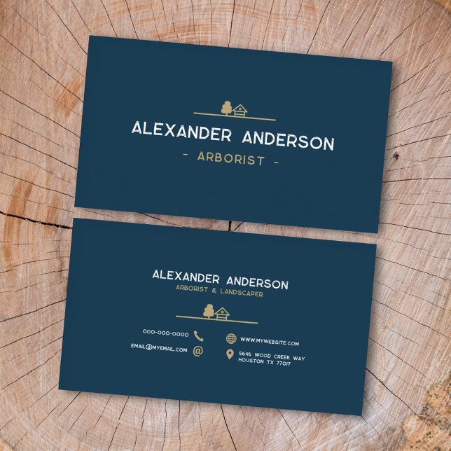 Carte De Visite Arborist (Arborist Business Card)