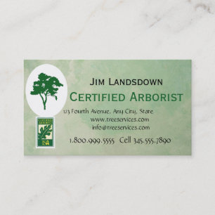 Carte de visite Arboriste personnalisé