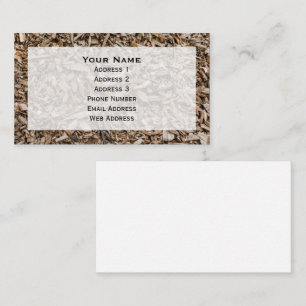Carte De Visite Arboriste Wood Chips Background