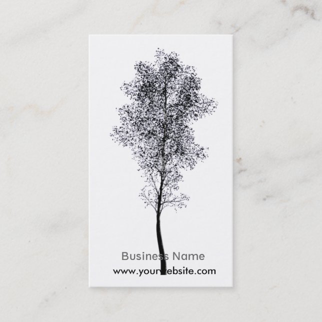 Carte De Visite Arbre artistique (Devant)