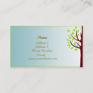 Carte De Visite Arbre d'amour