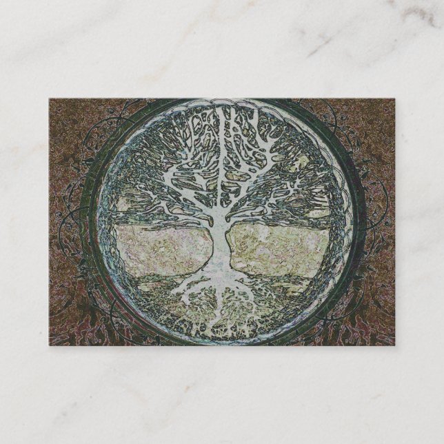 Carte De Visite Arbre de la vie (Devant)