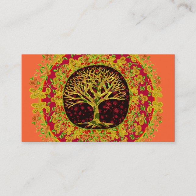Carte De Visite Arbre de la vie par Amelia Carrie (Devant)