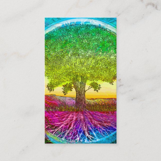 Carte De Visite Arbre de la vie par Amelia Carrie (Devant)
