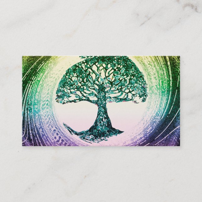 Carte De Visite Arbre de la vie par Amelia Carrie (Devant)