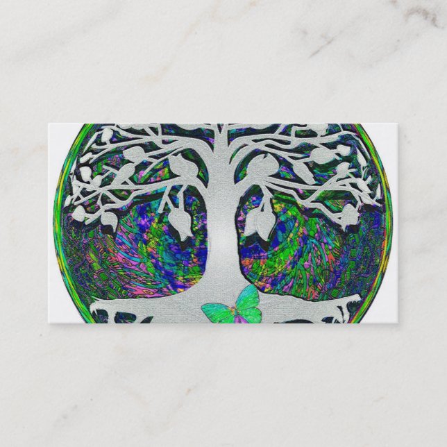 Carte De Visite Arbre de la vie par Amelia Carrie (Devant)
