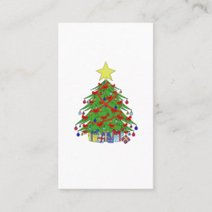 Carte De Visite Arbre de Noël