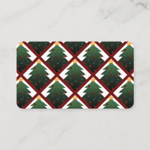Carte De Visite Arbre de Noël