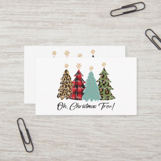 Carte De Visite Arbre de Noël ! ! Joyeux Noël