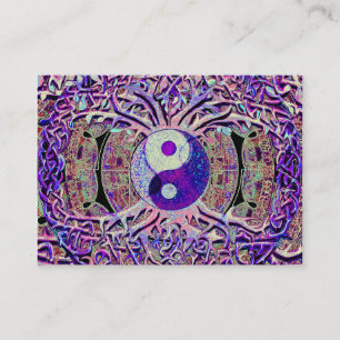 Carte De Visite Arbre de regard impressionnant de Yin Yang