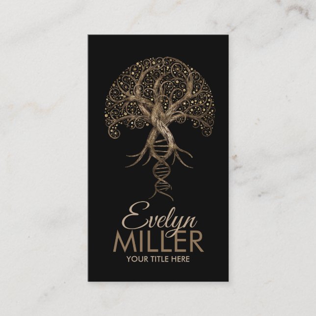Carte De Visite Arbre de vie - ADN de l'évolution (Devant)
