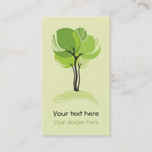 Carte de visite Arbre Dessin