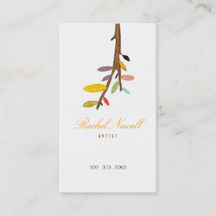 CARTE DE VISITE ARBRE FACEBOOK ET LOGO FAIT MAIN D'ETSY