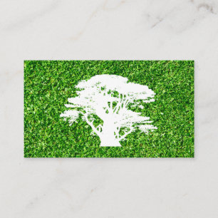 Carte De Visite Arbre   Herbe   Paysage