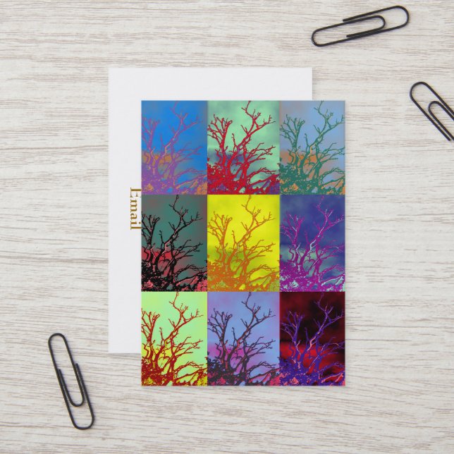 CARTE DE VISITE ARBRES (Devant/Arrière en situation)