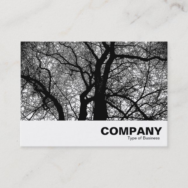 Carte De Visite Arbres à fort contraste (Devant)