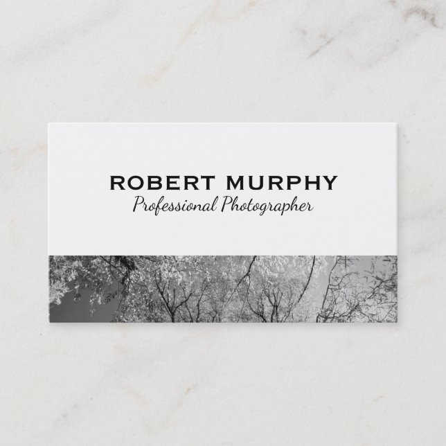 Carte De Visite Arbres | Photographie II (Devant)
