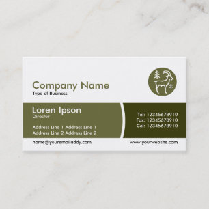 Carte De Visite Arc Divié Band - Shades of Khaki