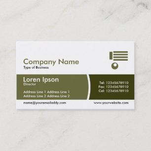 Carte De Visite Arc Divié Band - Shades of Khaki