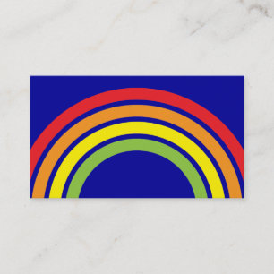 Carte De Visite arc-en-ciel