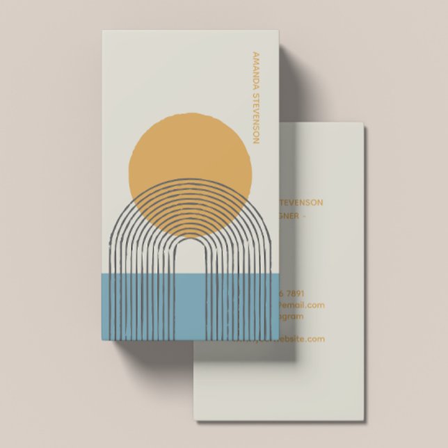 Carte De Visite Arc minimal II du milieu du siècle (Créateur téléchargé)