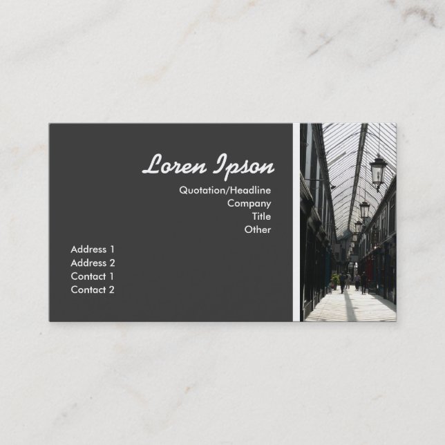 Carte De Visite Arcade II (Devant)