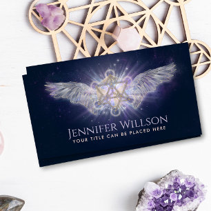 Carte De Visite Archangel Metatron - métatron's cube