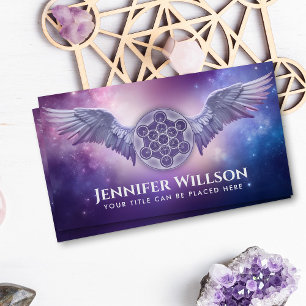 Carte De Visite Archangel Metatron - métatron's cube