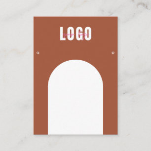 Carte De Visite Arche en terre cuite Ajouter Logo Bijoux Boucles d