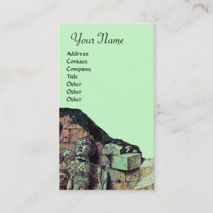 Carte De Visite ARCHEO /Antiquaire, Archéologie Monogramme, Vert N
