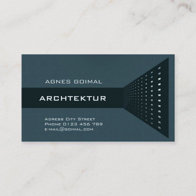 Carte De Visite Architecte (Devant)