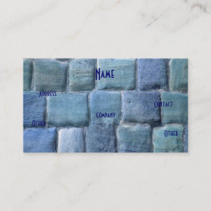 Carte De Visite Architecte Blue Sandstone I