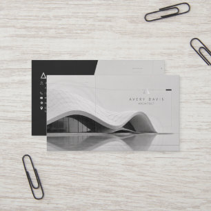 Carte De Visite Architecte futuriste paramétrique moderne
