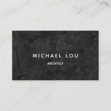 Architecte moderne minimaliste noir professionnel