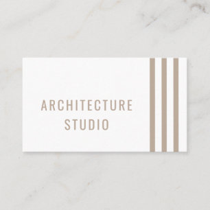Carte De Visite Architecte professionnel élégant designer moderne