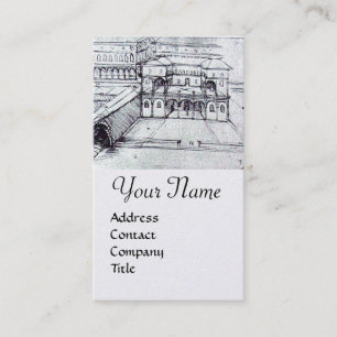 CARTE DE VISITE ARCHITECTURE DE RENAISSANCE, ARCHITECTE, INGÉNIEUR
