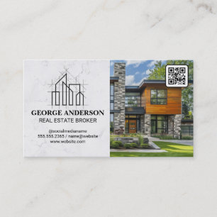 Carte De Visite Architecture Moderne   Biens Immobiliers