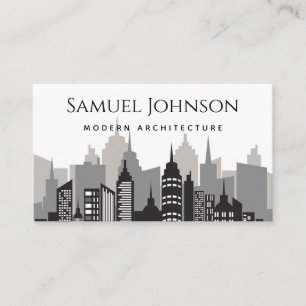 Carte De Visite Architecture moderne et élégante Uptown House Arch