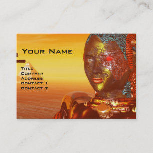 CARTE DE VISITE ARES DANS LE DÉSERT D'HYPERION