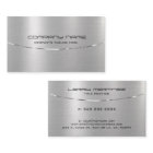 Argent métallique moderne en aluminium brossé look