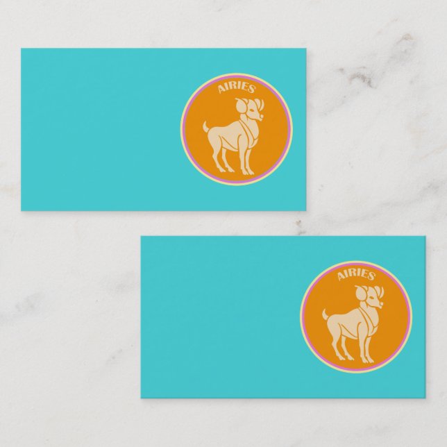 Carte de visite Aries (Devant / Derrière)