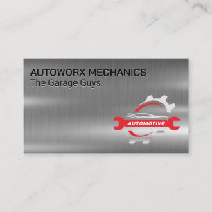 Carte De Visite Armoire mécanique Logo automobile