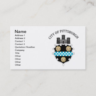 Carte De Visite Armoiries de Pittsburgh