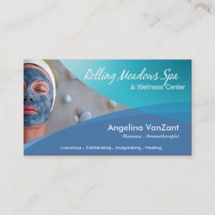 Carte De Visite Aromathérapie de thérapie de massage de spa de