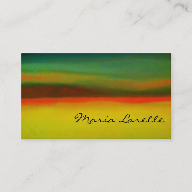 Carte De Visite ARORA BOREALIS Party Event Planner Designer Card (Devant)