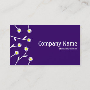 Carte De Visite Arrangement de fleurs - Violet 330066