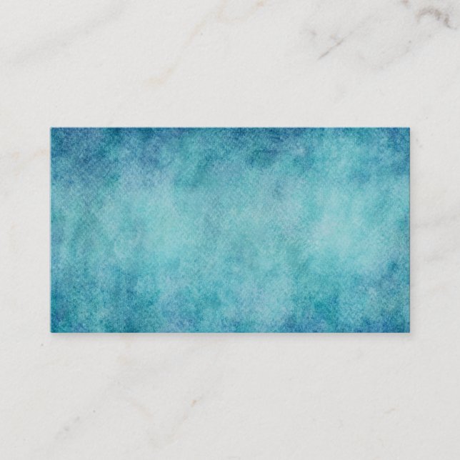Carte De Visite Arrière - plan bleu de papier de turquoise (Devant)
